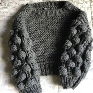Olivaceous chunky sweater